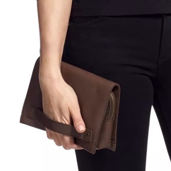 New Madewell Morgan Beige Leather Crossbody Bag - Picture 8 of 9